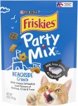 【Friskies】美國喜躍Party Mix鬆脆貓小食 (170g) 海鮮+吞拿魚味 (藍袋)