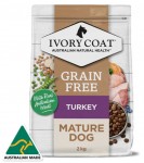 【Ivory Coat】無穀物 低脂火雞肉配方老犬糧 2kg/13kg * 新包裝