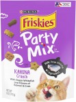 【Friskies】美國喜躍Party Mix鬆脆貓小食 (170g) 白鮭魚+三文魚+蟹味 (紫袋)