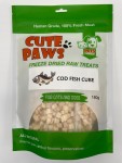 【Cute Paws】凍乾貓狗小食 (鱈魚粒) - 150g (30g x 5小包)